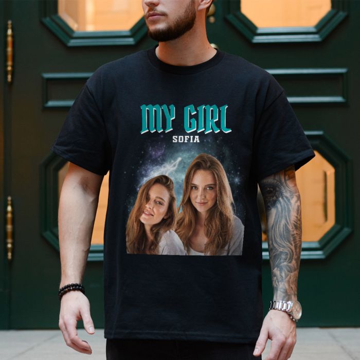 Personalisierbares Vintage Bootleg T-Shirt