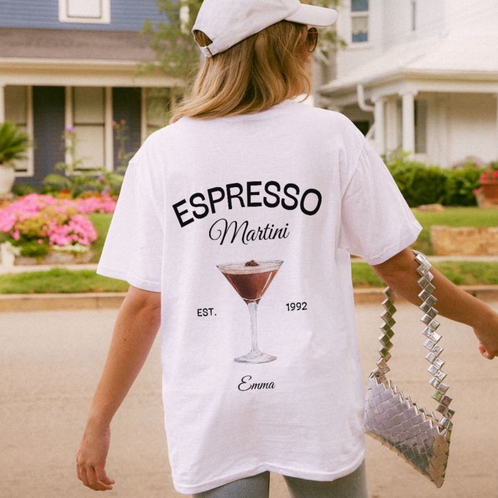 Personalisierbares Espresso Martini T-Shirt