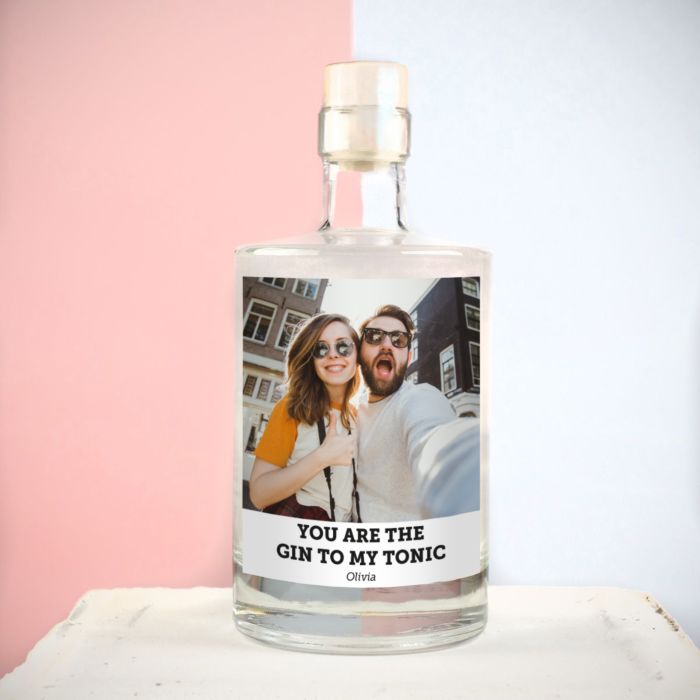 Personalised Gin with Photo Label